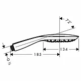 Душевая лейка Hansgrohe PuraVida 28557400 фото 4