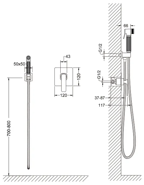 Гигиенический душ TIMO Torne 4389/02SM фото 2