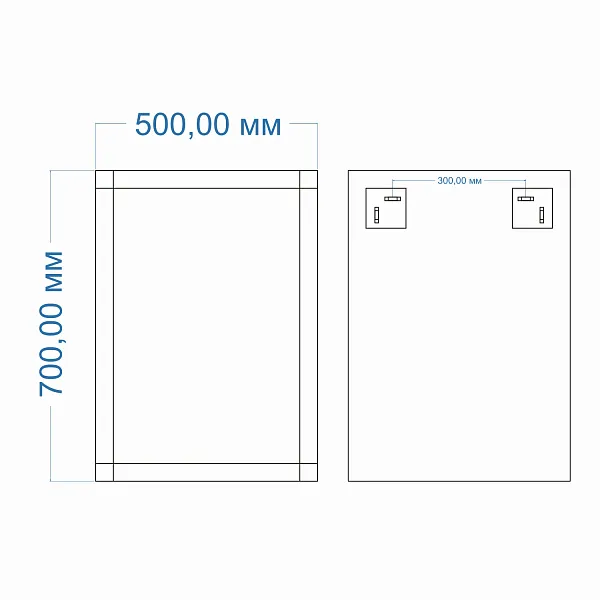 Зеркало Mixline Стронг 70x50 4620077046686 фото 3