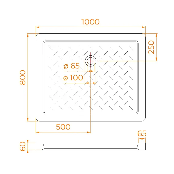 Душевой поддон RGW CER 19170380-01 фото 2
