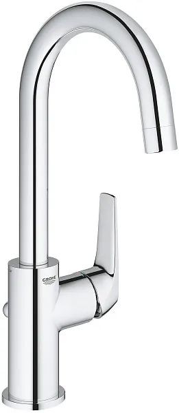 Смеситель Grohe BauFlow 23753000 для раковины с донным клапаном фото 1
