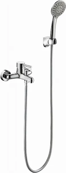 Смеситель Bravat Slim F6332366CP-01-RUS для ванны с душем фото 1