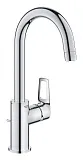Смеситель Grohe BauLoop 23763001 для раковины с донным клапаном фото 1