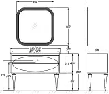 Зеркало Opadiris Ибица 90х90 Z0000013835 с подсветкой фото 4