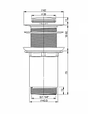 Донный клапан для раковины Wellsee Drainage System 182136000 золото фото 2