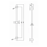 Душевая штанга D-Lin D63508 фото 3