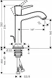 Комплект смесителей Hansgrohe Metropol Classic 31340000/31302000 2 в 1 фото 4
