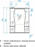 Мебель для ванной Style Line Эко Волна №11 55 напольная с зеркалом-шкафом Лорена фото 10