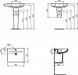 Раковина Ideal Standard Connect Air Cube 55 см E074401 фото 6
