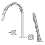 Смеситель на борт ванны ABBER Wasser Kreis 316 AF8113BST фото 1