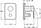 Смеситель Jacob Delafon Aleo+ E98718-CP для ванны с душем фото 2