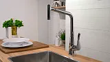 Смеситель Hansgrohe Metris M71 14834000 для кухонной мойки фото 2