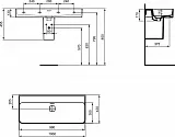 Раковина Ideal Standard Strada II 100 см T364001 фото 3