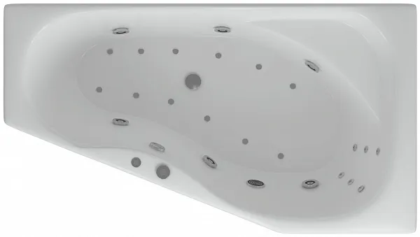 Акриловая ванна Aquatek Медея 170x95 MED180-0000038 правая вклеенный каркас фото 2