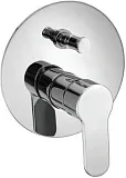 Смеситель Cezares Laconico LACONICO-C-VDI-01 для ванны с душем с внутренней частью фото 1
