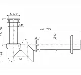 Сифон AlcaPlast A45F-DN40 для раковины фото 2