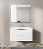 Зеркало-шкаф BelBagno Marino 90x75 MARINO-SPC-900/750-1A-BL-P-L левое с подсветкой фото 13
