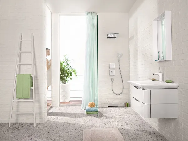 Комплект смесителей Hansgrohe PuraVida 15472400/15070400 2 в 1 фото 4