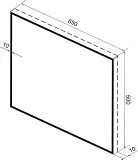 Зеркало Wellsee 7 Rays' Spectrum 65x50 см 172200530 фото 10