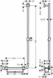 Душевая штанга Hansgrohe Unica 26404400 фото 2