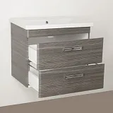 Тумба с раковиной Style Line Лотос 80 подвесная шелк зебрано фото 3