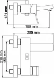 Смеситель WasserKRAFT Aller WHITE 1061W для ванны с душем фото 6