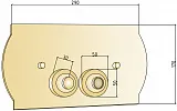 Смывная клавиша для унитазов Boheme Imperiale 652 фото 2