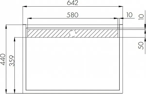 Столешница Акватон Лофт фабрик 65 1A242903LTDU0 фото 4