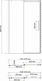 Душевая дверь в нишу Wasserkraft Dinkel 58R05 120 см фото 2