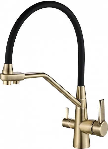 Смеситель Steel Hammer SH 903-6 BRONZE для кухонной мойки фото 1