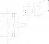 Смеситель Decoroom DR37 DR37055 для душа фото 2