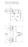 Смеситель Ravak Flat X070177 для душа фото 3