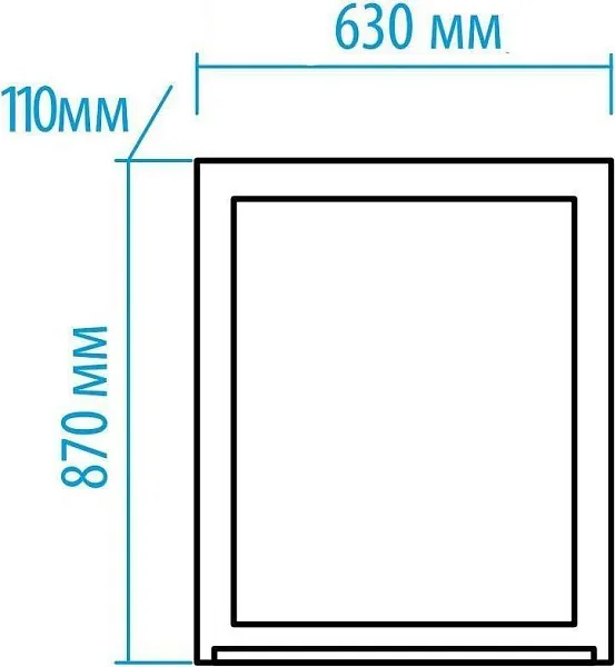 Зеркало Misty Шармель 65 светло-бежевая эмаль фото 3