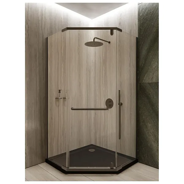 Душевой уголок KNOTLOR Penta FCD100CG0GM фото 4