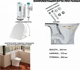 Унитаз-компакт Teymi Belinda Pro W00119 напольный безободковый с микролифтом фото 13