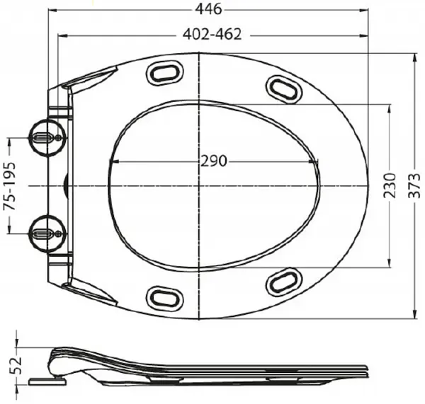 Крышка-сиденье BelBagno Acqua BB2020-1SC с микролифтом фото 2