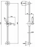 Душевой гарнитур Caprigo Maggiore 11-060-crm фото 2