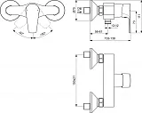 Смеситель Ideal Standard Esla BC228AA для душа фото 2