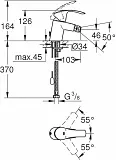 Смеситель Grohe Eurosmart New 32927002 для биде фото 2
