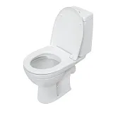 Унитаз-компакт Sanita Марс WC.CC/Mars/2-DM.Rim/WHT.G/S1 напольный безободковый с сиденьем микролифт фото 2