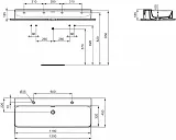 Раковина Ideal Standard Conca 120 см T383901 фото 7