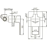 Встраиваемый смеситель PAINI Grazia 21PZ690 фото 4