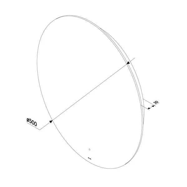 Зеркало AM.PM X-Joy 50x50 M85MOX40501S с подсветкой фото 10