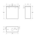 Бачок BelBagno Lounge BB045/051T фото 2