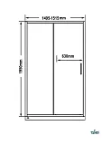 Душевая перегородка Timo T04 фото 6