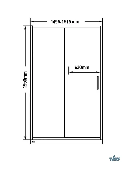 Душевая перегородка Timo T04 фото 6