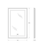 Зеркало BelBagno Kraft 50x80 SPC-KRAFT-500-800-LED-TCH-WARM с подсветкой фото 8