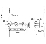 Смеситель WasserKRAFT Dinkel 5877 для душа фото 2