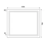 Зеркало Iddis Zodiac 70x100 4690576068830 с подсветкой фото 5