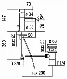 Смеситель Nobili Acquerelli AQ93119/1CR для биде фото 2